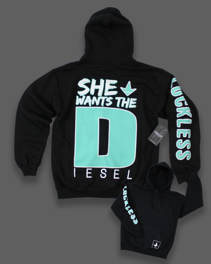 She Wants the Diesel | Funny Country Hoodie
